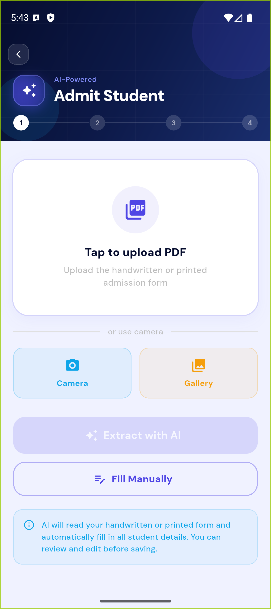 AI Assisted Admission